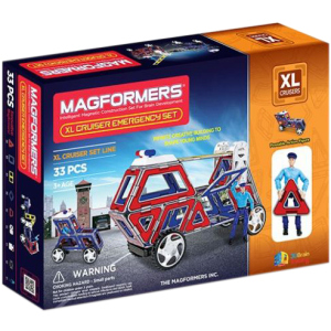 хорошая модель Конструктор магнитный Magformers Крейсеры XL Спасатели 33 детали (706002) (8809134361030)