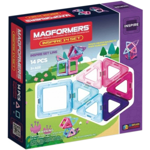 Конструктор магнитный Magformers Набор Вдохновение 14 деталей (704001) (8809134367421)