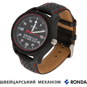 Смарт-часы Atrix Infinitys X20 45mm Swiss Sport Chrono Black-Leather (swwpaii2sscbl) рейтинг