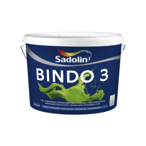 Краска для стен и потолков Sadolin Bindo 3 BW 10 литров лучшая модель в Луцке