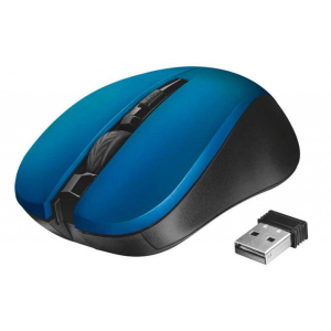 хороша модель Мишка Trust Mydo Silent wireless mouse blue (21870)