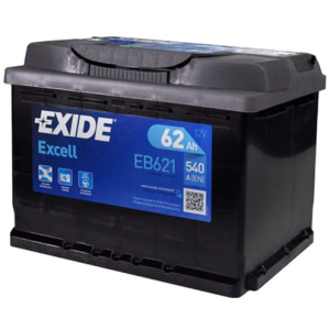 Автомобильный аккумулятор Exide Excell 6СТ-62 (EB621) 62 Ач (+/-) Euro 540 А (EB621)