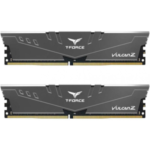 Оперативная память Team T-Force Vulcan Z DDR4-3200 16384MB PC-25600 (Kit of 2x8192) Gray (TLZGD416G3200HC16CDC01) ТОП в Луцке