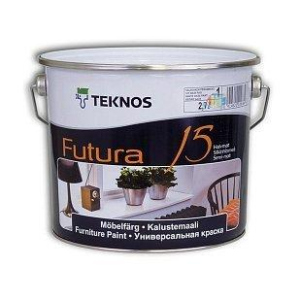 Універсальна фарба для дерева та металу Teknos Futura 15, 2.7л