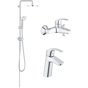 Набір змішувачів GROHE Eurosmart 123389M (23324001+27389002+33300002) ТОП в Луцьку