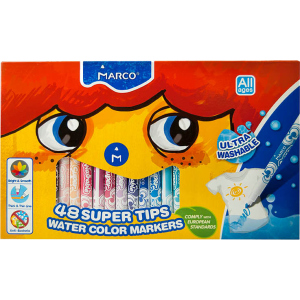 Фломастери Marco Super Washable 48 кольорів (1630-48CB) в Луцьку