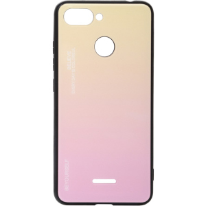 Панель BeCover Gradient Glass для Xiaomi Redmi 6/6A Yellow-Pink