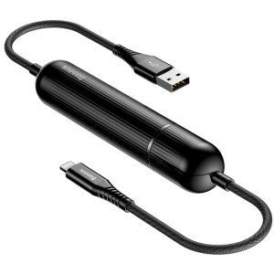 УМБ Baseus Energy Two-in-one Power Bank with Lightning Cable Black (CALXU-01) в Луцке