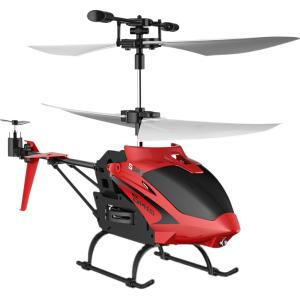 Вертолет Syma S5H 2.4 ГГц 23 см со светом, барометром и гироскопом Red (S5H_red) (6946702902980) лучшая модель в Луцке