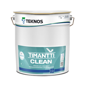 Водорозчинна фарба для стін та стелі Teknos Timantti Clean, 18 л рейтинг