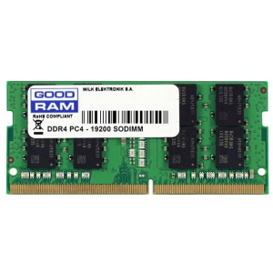 Оперативна пам'ять So-Dimm GoodRam DDR4 16GB 2666MHz (GR2666S464L19/16G) (6412968) краща модель в Луцьку