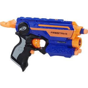 Бластер Hasbro Nerf Элит Файрстрайк Голубой (53378_голубой) лучшая модель в Луцке