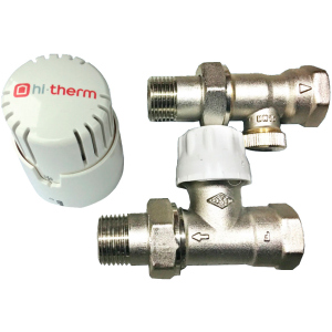 купить Комплект подключения радиатора HI-THERM проходной 1/2" (8693470118256)