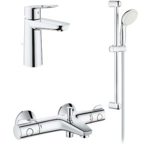 хорошая модель Набор смесителей GROHE Grohtherm 800 34550TM ( 23762000 + 34567000 + 27598001 )