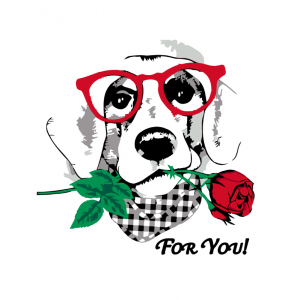 Набір для творчості Rosa Start акриловий живопис за номерами Dog with a Rose 35 х 45 см (4823098517757) ТОП в Луцьку