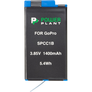 Аккумулятор PowerPlant GoPro SPCC1B 1400 мАч (CB970346) в Луцке