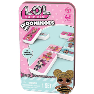 Настольная игра Spin Master домино L.O.L. Surprise в жестяной коробке (SM98408/6052514) (778988263501) лучшая модель в Луцке