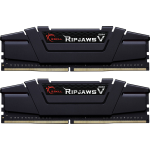 Оперативная память G.Skill DDR4-3600 65536MB PC4-28800 (Kit of 2x32768) Ripjaws V Black (F4-3600C18D-64GVK) лучшая модель в Луцке