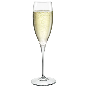 Набір келихів Bormioli Rocco Galileo для шампанського 260 мл 2 шт (170063GBL021990) краща модель в Луцьку