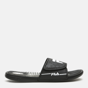 Шлепанцы Fila Massage M Slippers 105785-BW 41 26 см Черные с белым (4670036484400) в Луцке