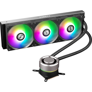 Система рідинного охолодження Lian Li Galahad AIO 360 Black Liquid Cooler with RGB (G89.GA360B.00) ТОП в Луцьку