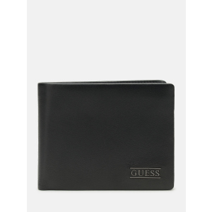 Мужское портмоне кожаное Guess SM2510-LEA24 Black (7613395753203) в Луцке