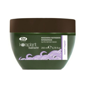 Маска питательная для восстановления волос Lisap Keraplant Nature Nutri repair mask 200 мл (1800360000011) рейтинг