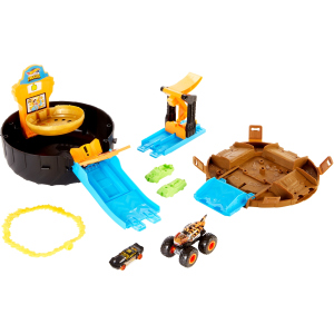 Игровой набор Hot Wheels Трюки в шине серии "Monster Trucks" (GVK48) лучшая модель в Луцке