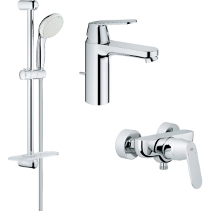 Набір змішувачів GROHE Eurosmart Cosmopolitan 126114M краща модель в Луцьку