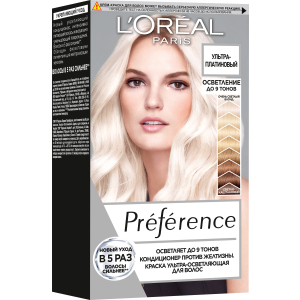 Фарба для волосся L’Oréal Paris Preference Ультра-платиновий 154 мл (3600523970780)