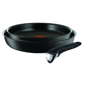 Набор сковород Tefal Ingenio Expertise 24 и 28 см + съемная ручка (L6509205) ТОП в Луцке