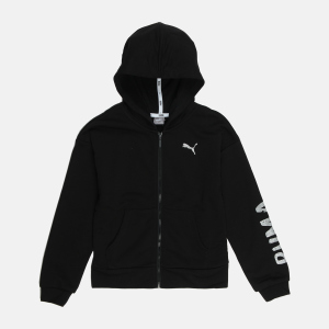 Толстовка дитяча Puma Alpha Sweat Jacket 58136601 140 см Black (4062451047795) ТОП в Луцьку