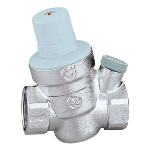 Редуктор тиску Caleffi DN 1/2" (60° С) мембранний з гніздом для манометра (533441) ТОП в Луцьку