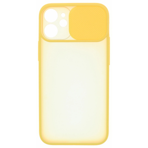 Панель UFT із захисною шторкою для Apple iPhone 12 mini Yellow