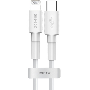 Кабель Baseus USB Type-C - Lightning BMX Mini 18W 1.2 м White (CATLSW-A02) ТОП в Луцке