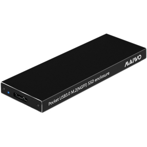 Внешний карман Maiwo для M.2 SSD (NGFF) SATA - USB 3.0 (K16N black) в Луцке