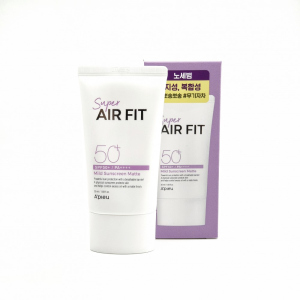 Солнцезащитный матирующий крем A'pieu Super Air Fit Mild Sunscreen Matte SPF50+ PA++++ 80 мл (8809643530552) ТОП в Луцке