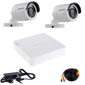 Комплект відеоспостереження Hikvision Turbo HD-2W KIT в Луцьку