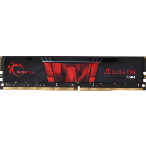 Пам'ять DDR4 16Gb, 3000MHz, G.Skill Aegis, 16-18-18-38, 1.35V (F4-3000C16S-16GISB) ТОП в Луцьку