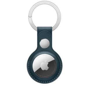 Шкіряний брелок Apple для AirTag з кільцем для ключів Baltic Blue (MHJ23ZM/A) ТОП в Луцьку