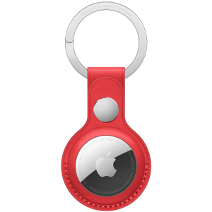 Шкіряний брелок Apple для AirTag з кільцем для ключів Red (MK103ZM/A) краща модель в Луцьку