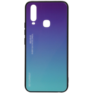 Панель BeCover Gradient Glass для Vivo Y15/Y17 Purple-Blue в Луцьку