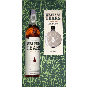 Віскі Writers Tear's Irish Whiskey у подарунковій упаковці з флягою 0.7 л 40% (5099811906019) краща модель в Луцьку