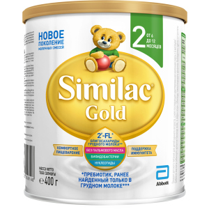 Суха молочна суміш Similac Gold 2 400 г (5391523058148) ТОП в Луцьку