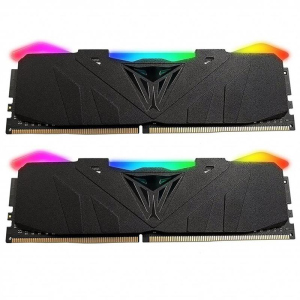 Модуль памяти DDR4 2x8GB/3200 Patriot Viper RGB Black (PVR416G320C6K) ТОП в Луцке