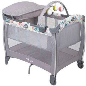 Манеж-кроватка Graco Contour Electra Patchwork (9D899PTWEU) ТОП в Луцке