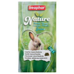 Беззерновой корм для крольчат Beaphar Nature Rabbit с тимофеевкой 1.25 кг (8711231101771) ТОП в Луцке