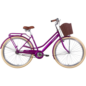 Велосипед Dorozhnik COMFORT FEMALE Velosteel 28" 19.5" 2021 Фіолетовий (OPS-D-28-196) краща модель в Луцьку