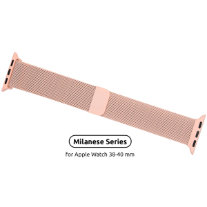 Ремешок Armorstandart Milanese Loop Band для Apple Watch All Series 38-40 mm Pink (ARM55246) в Луцке