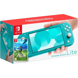 Nintendo Switch Lite Turquoise + Игра The Legend of Zelda: Breath of the Wild (русская версия) в Луцке